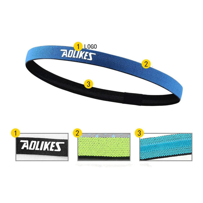 Sports Headband For Running Cycling Yoga Sweatband For Fitness Gym Free Size