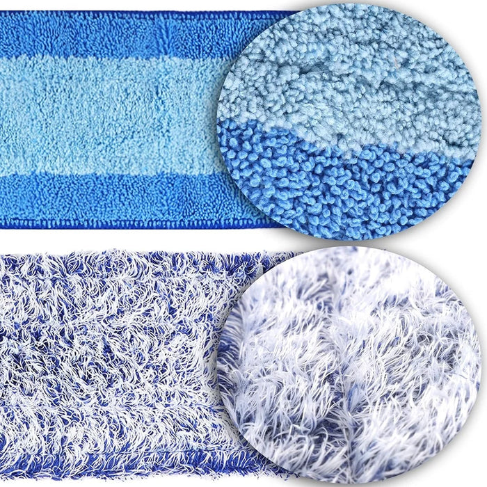 6 Pieces Mop Pads For Bona Washable Microfiber Floor Cleaner Cleaning Pad Reusable Mop Pads Hardwood And Multi-Surface