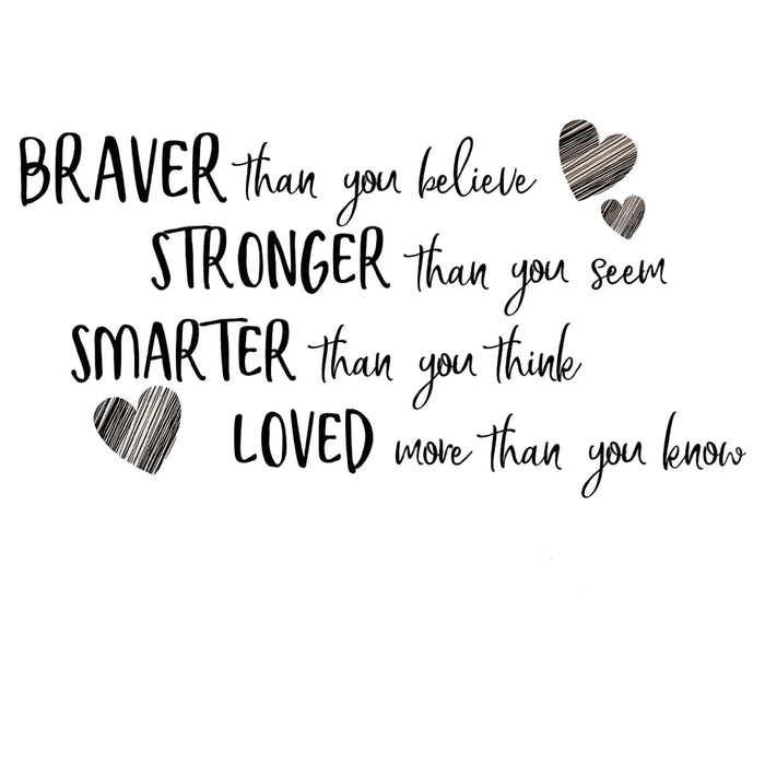 Cozy Wall Decals For Home Decor Study Bedroom Kids