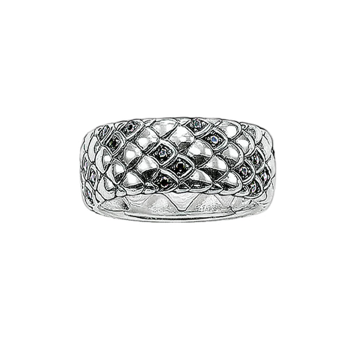 925 Sterling Silver Vintage Snake Ring Women Jewelry European Style