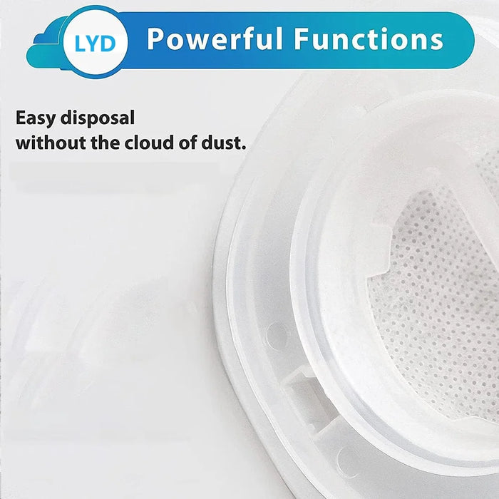 Hnvcf10 Filter Compatible With Black + Decker Hand Vacuums Hnvc215Bw52 Hnvc215B10 Hnvc115J06 Hnvc115B22 6 Pack