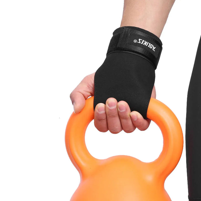 Powerlifting Wrist Straps With Palm Padding Deadlift & Heavy Lift Support