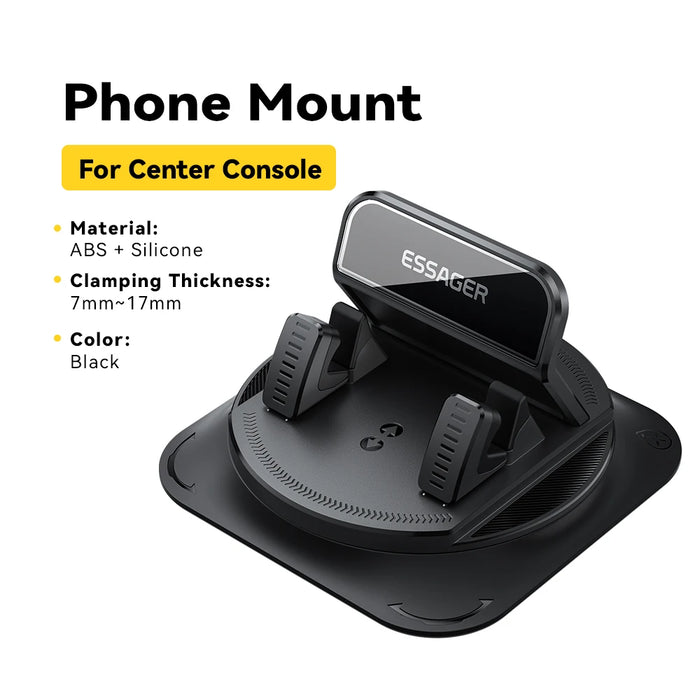 Anti-Slip Car Silicone Holder 360 Degree Car Dashboard Stand Cell Phone Mount For Iphone Samsung Xiaomi Huawei Universal