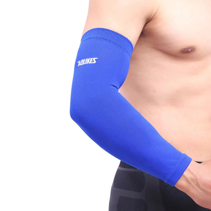 Sports Arm Sleeve For Pain Relief Elastic Elbow Protector For Basketball Tennis Soccer Volleyball