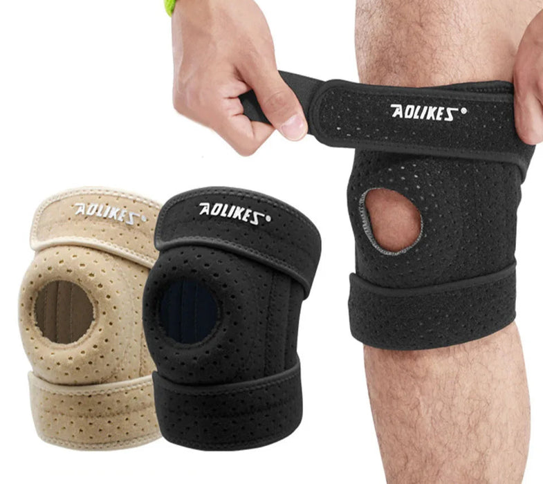 Knee Brace With Side Stabilizers & Gel Pads Pain Support For Running Workout Arthritis