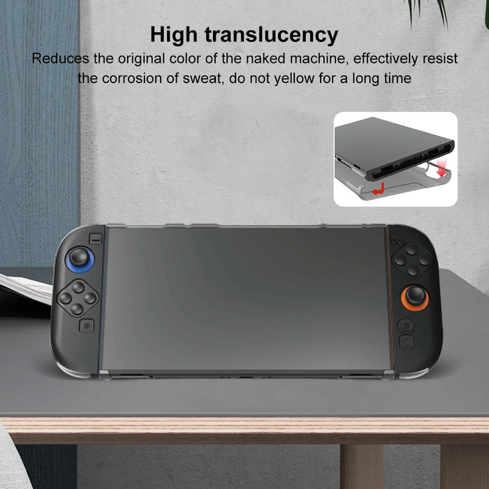 Transparent Case Shell For Switch 2 Detachable Protective Case Cover Anti-Fall Protective Sleeve For Switch 2 Game Accessories