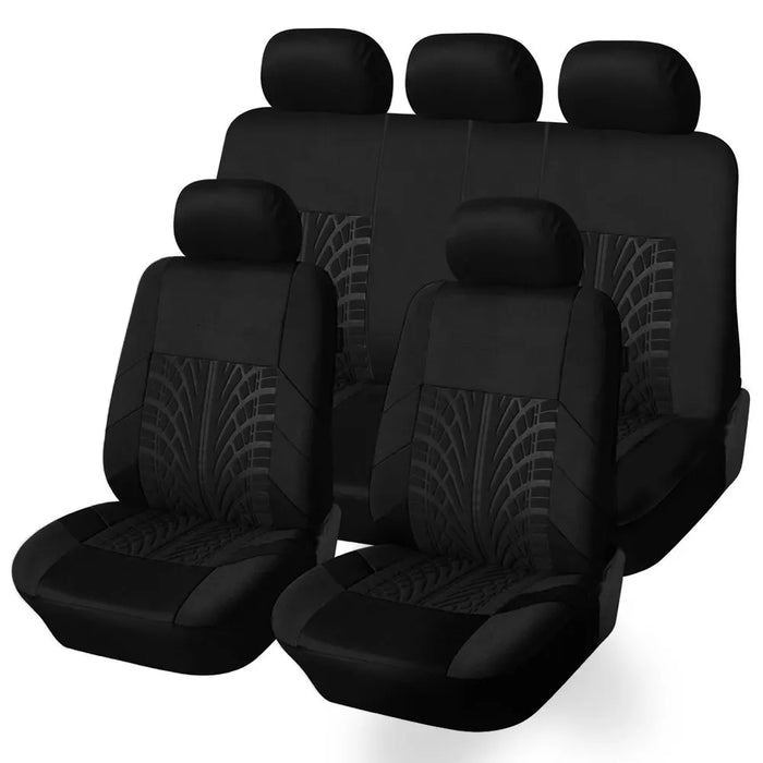 Universal Full Set Car Seat Covers Split Front and Rear