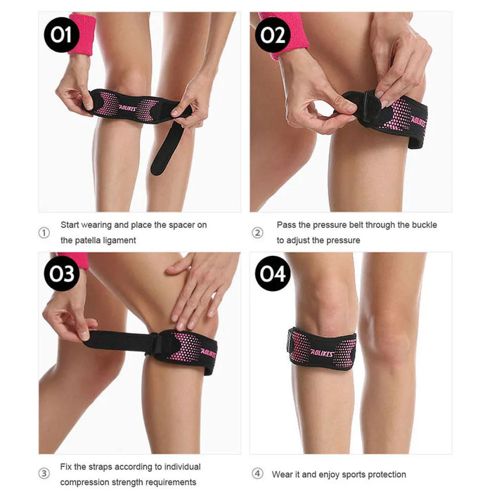 Knee Strap For Running Hiking Tennis Patellar Stabilizer For Arthritis