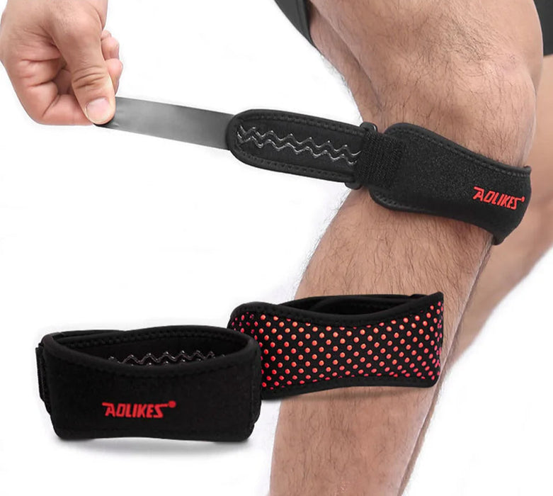 Adjustable Knee Brace Pain Relief For Running Hiking Basketball Tendonitis Support