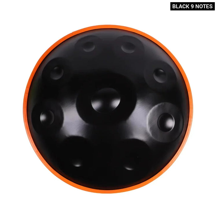 432Hz 10 9 Notes 22 Inch Golden Steel Tongue Handpan Drum For Yoga Meditation