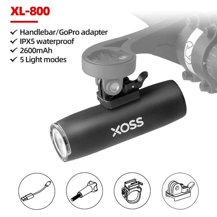 Waterproof Rechargeable Bike Light 1200 Lm