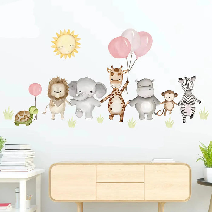 Adorable Giraffe Wall Sticker For Kids Room