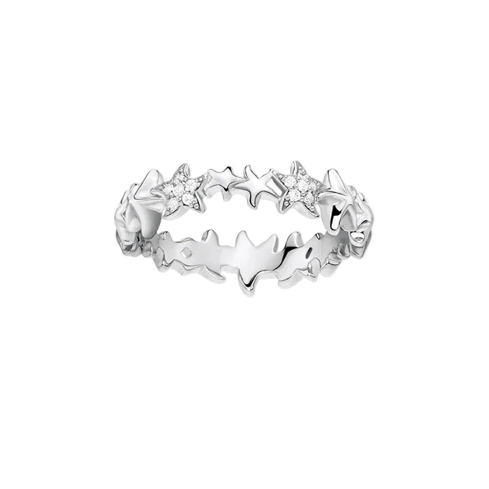 925 Sterling Silver Ocean Spirit Starfish Ring For Women