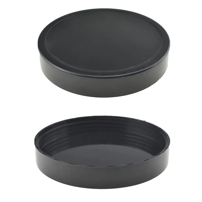 2 Pieces Black Plastic Cup Stay Fresh Lid Compatible With Magic Bullet 250W Mb1001