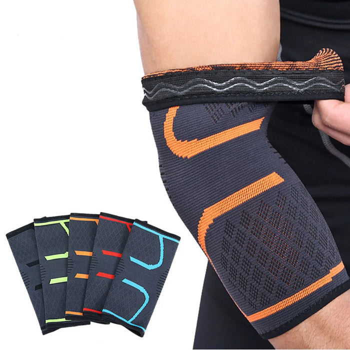 Sports Elbow Brace For Tendonitis & Pain Relief Elastic Compression Sleeve For Golf & Tennis