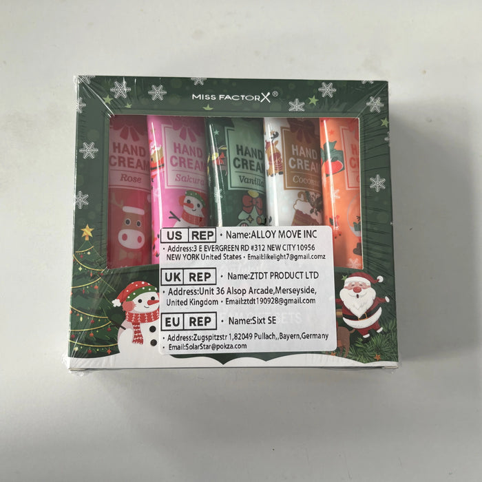 5 Piece Christmas Hand Cream Set For Women