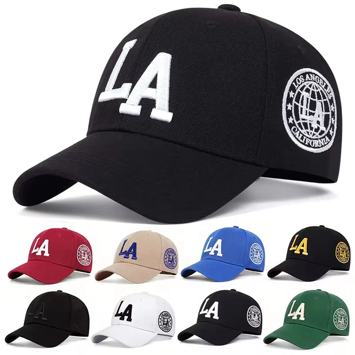 Embroidered Unisex Baseball Cap Adjustable Sun Hat For Spring / Autumn