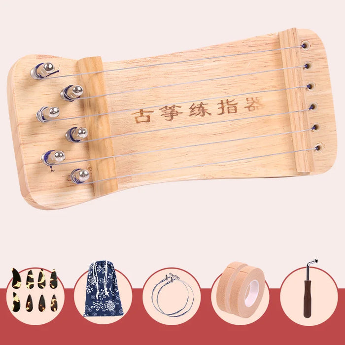 Portable 6 String Guzheng Finger Trainer For Beginners