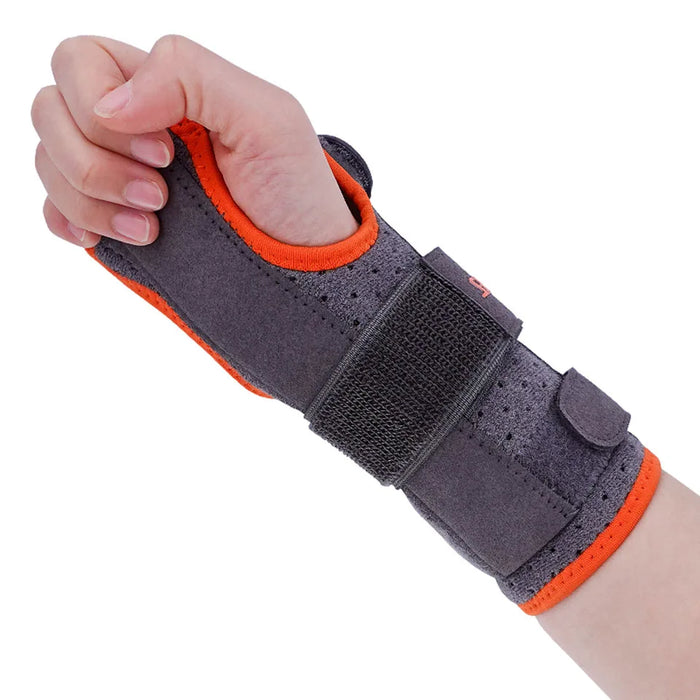Adjustable Wrist Brace For Carpal Tunnel Unisex Night Support With Splints