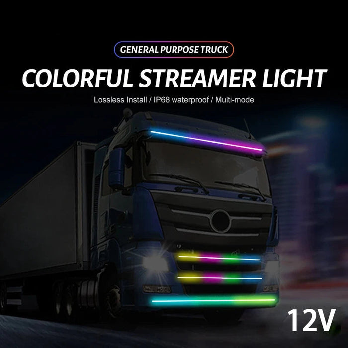 Rgb Drl Brake Warning Driving Lamp Bar 12V Led