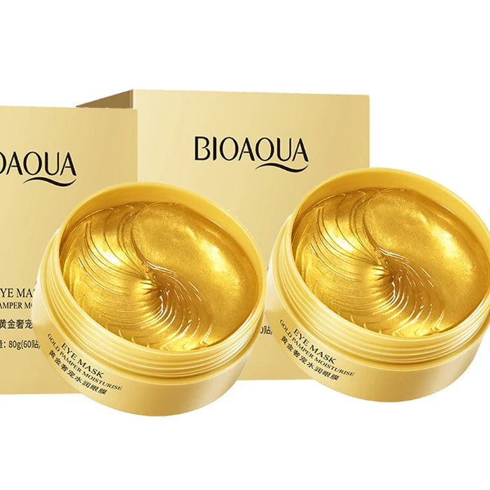 60 Piece Gold Crystal Collagen Eye Mask For Dark Circles & Bags