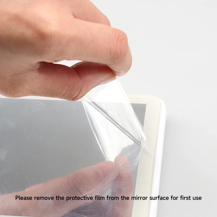 Adjustable Car Led Makeup Mirror Touchscreen Dimmable Sun Visor Plate