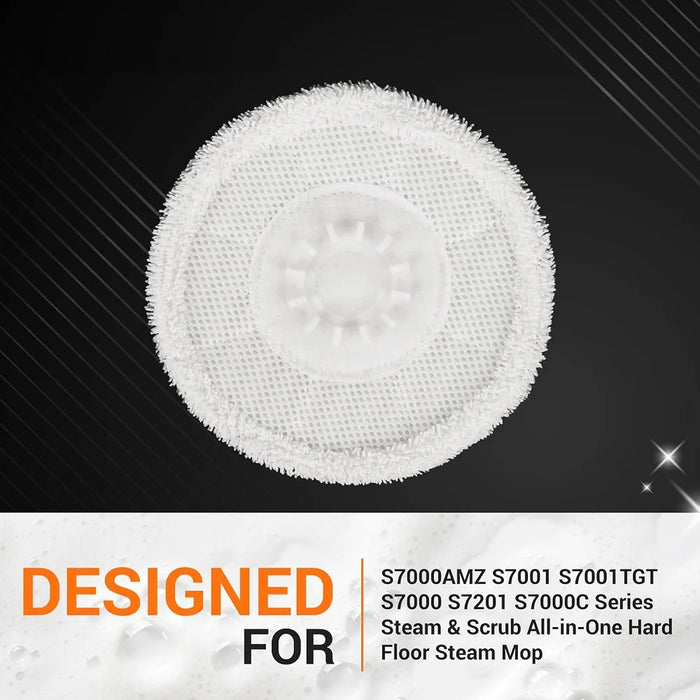 S7000 Steam Mop Pads Compatible With Shark S7000Amz S7001 S7001Tgt S7000 Series Steam & Scrub All-In-One Steam Mop Pack Of 4