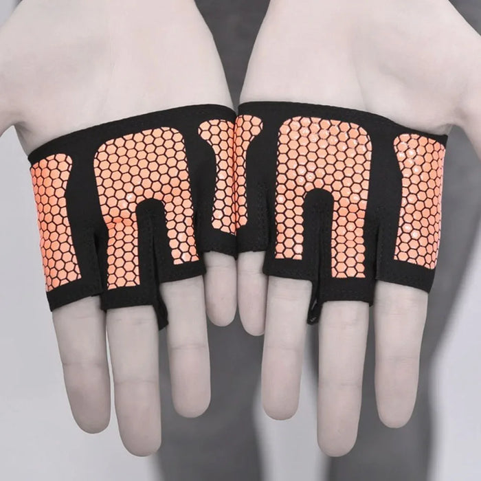 Anti Slip Gym Gloves For Men & Women Half Finger Workout Grip