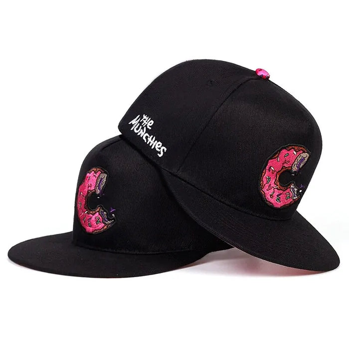 Adjustable Doughnut Embroidered Baseball Cap / Hat