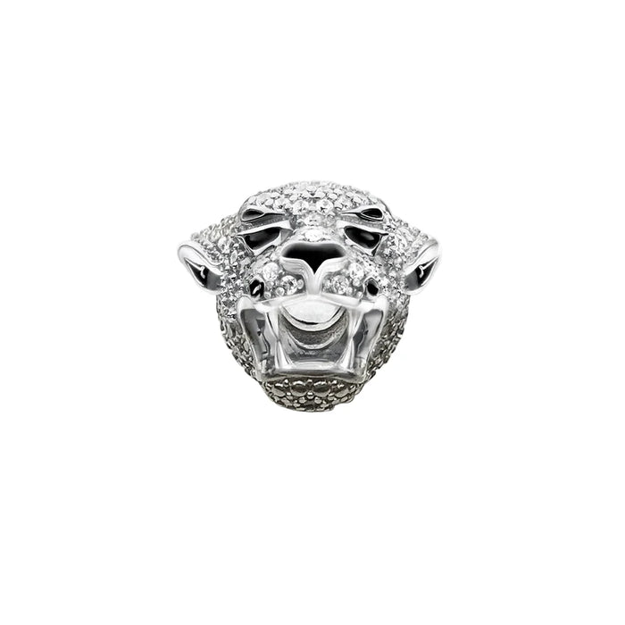 925 Sterling Silver Independence Charm Tiger Bead Europe Strength Summer Luxury Accessory For Jewelry Making