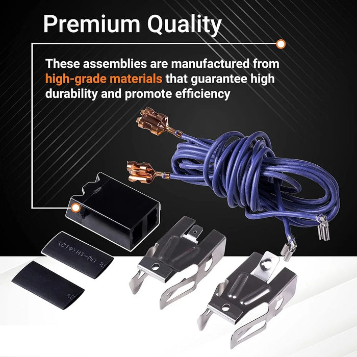 2 Pack Wb17T10006 Range Surface Burner Terminal Block Kit For Ge Kenmore Hotpoint Ranges / Stoves / Ovens Ap3203326 Wb17K10003