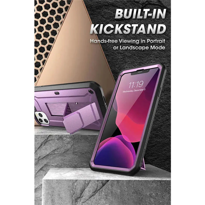 For Iphone 11 Pro Max 6.5 Inch Ub Pro Full-Body Rugged Holster Case With Built-In Screen Protector & Kickstand