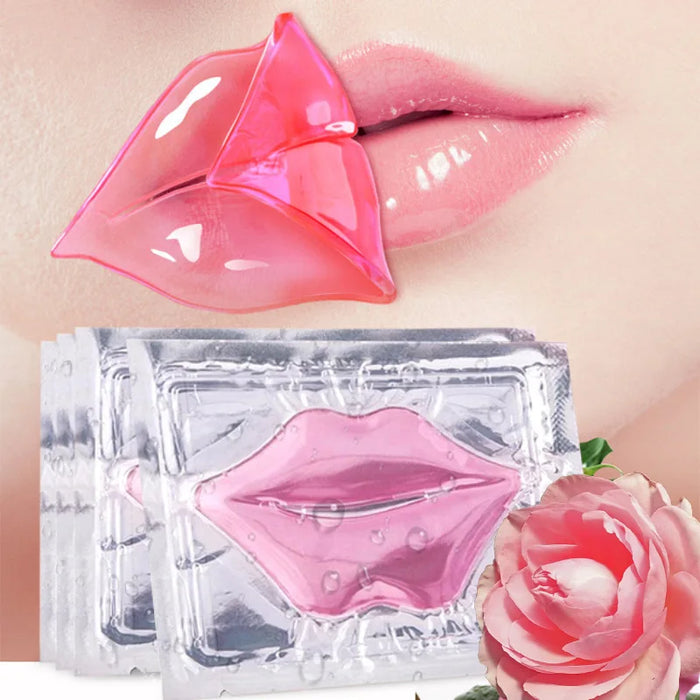 5 Piece Crystal Collagen Lip Mask For Plump Pink Lips Korean Beauty