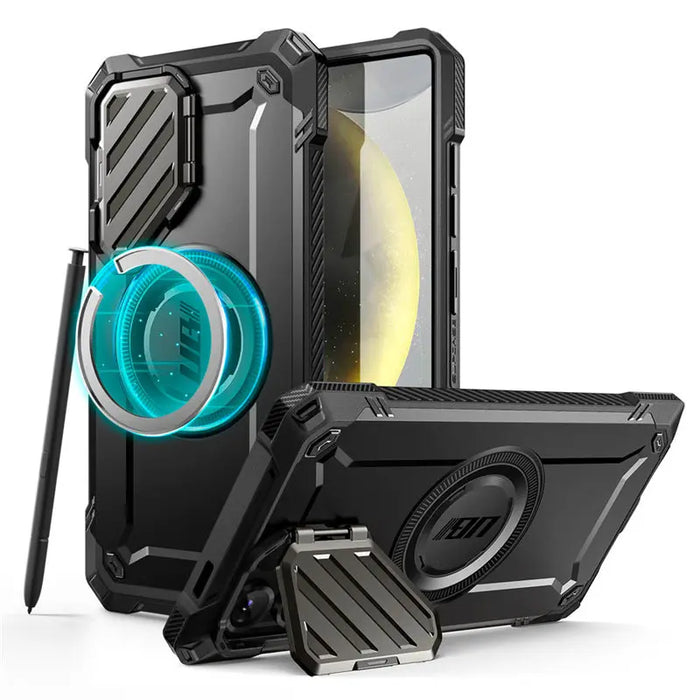 For Samsung Galaxy S25 Ub Mag Xt Heavy Duty Magnetic Case With Ultra Camera Cover Kickstand