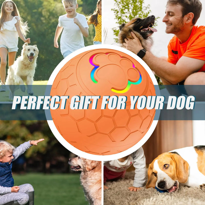 Interactive Dog Ball 2.2 Inch Motion Activated Usb Rechargeable For Small / Medium Dogs