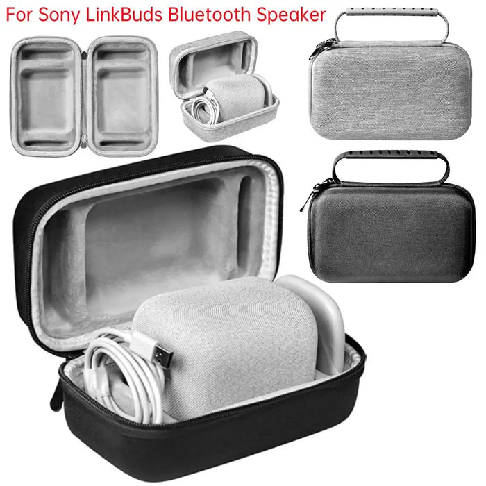 Hard Carrying Case For Sony Linkbuds Bluetooth-Compatible Speaker Hard Protective Case Speaker Shockproof Hard Travel Case