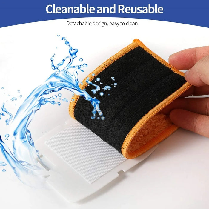 12 Pieces Washable Mopping Pads Accessories For Irobot Braava Jet 240 241