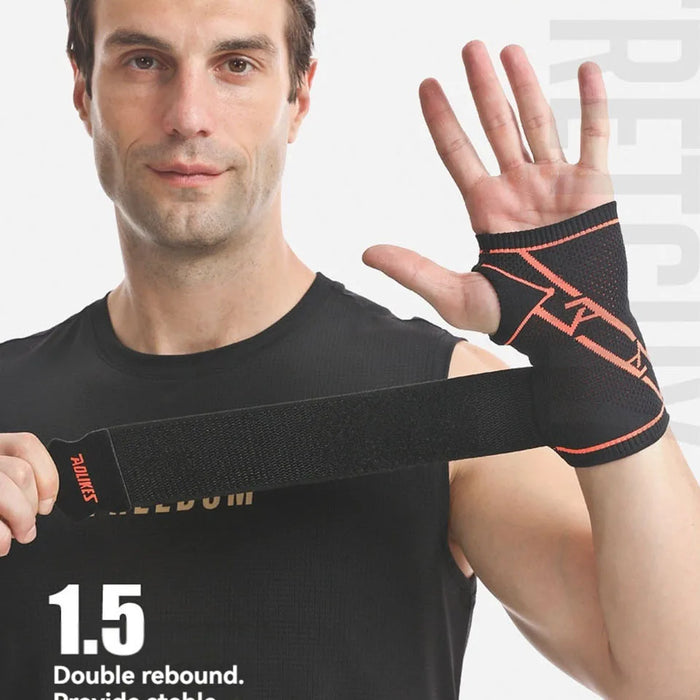 Arthritis Gloves With Wrist Support Elastic Hand Brace For Sprains & Sports