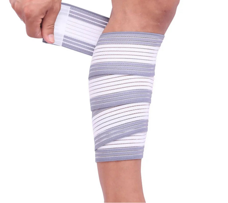 90Cm Calf Compression Bandage Sleeve For Pain Relief & Support