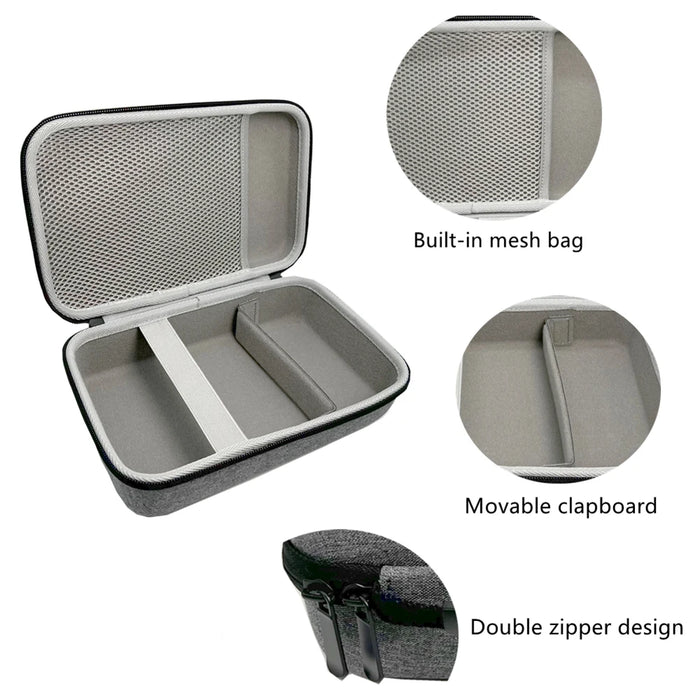 For Mac Mini M4 Hard Case Stronge Bag Waterproof Travel Carrying Case Anti-Scratch Mouse Power Cable Eva Bag For Mac Mini M4