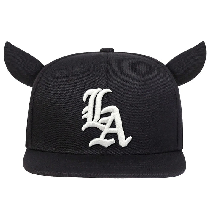 Embroidered Unisex Ox Horn Hip Hop Cap Adjustable Sun Hat