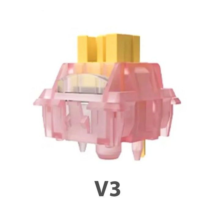 Hot Swap Mechanical Keyboard V2 Lubed Honey Peach V3 Switches