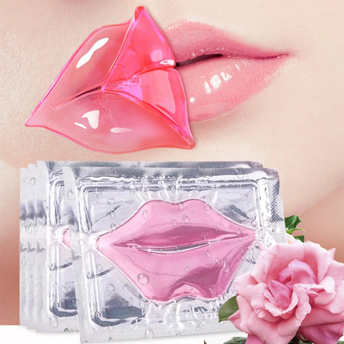 20 Crystal Collagen Lip Patches Moisturizing & Brightening Lip Mask For Nourished Lips