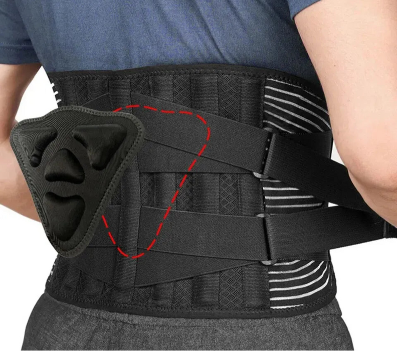 6 Stays Lumbar Support Belt For Gym Pain Relief