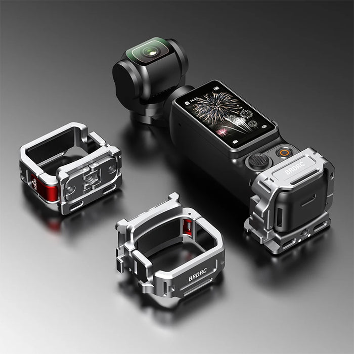 Extension Frame For Dji Osmo Pocket 3 Camera Expansion Bracket Desktop Mount Base With 1 / 4 Screw Hole Cold Shoe Adapter Bracket