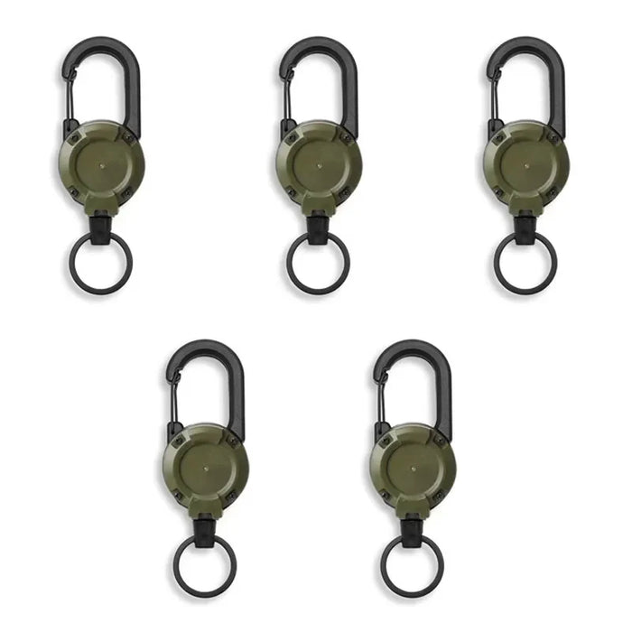 Strong Retractable Carabiner Keychain For Outdoor Sports