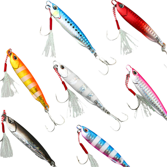 2021 Japanese Metal Jig Spoon 10 50G For Shore Casting & Jigging Sea Bass Lure