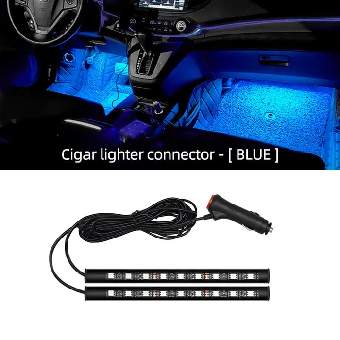 Car Neon Foot Light Usb Interior Atmosphere Lamp