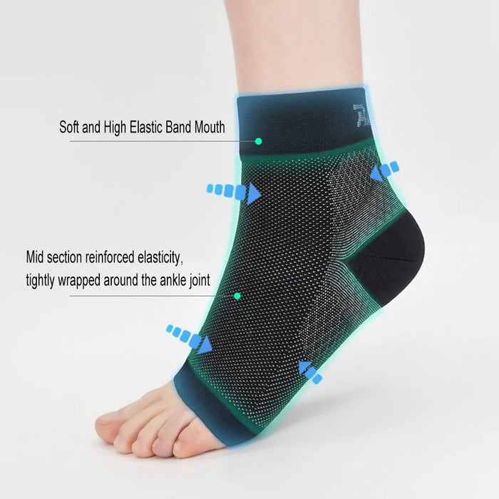 Ankle Brace Compression Sleeve For Plantar Fasciitis Joint Pain Swelling
