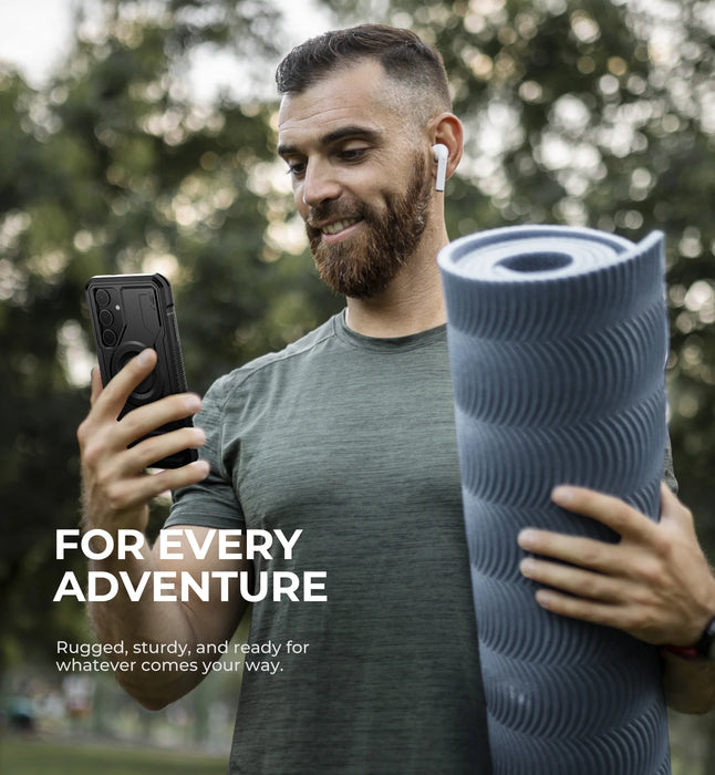 For Samsung Galaxy S24 + Plus Magsafe Shockproof Rugged Bumper Case Protective With Built In Screen Protector